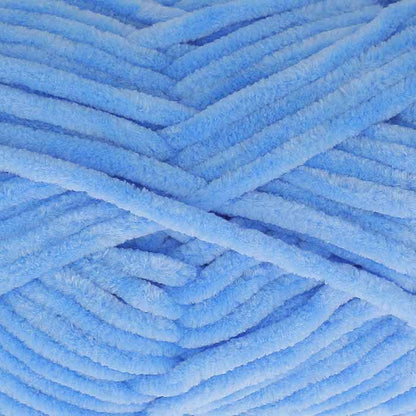 chenille garn king cole yummy blå havsblå