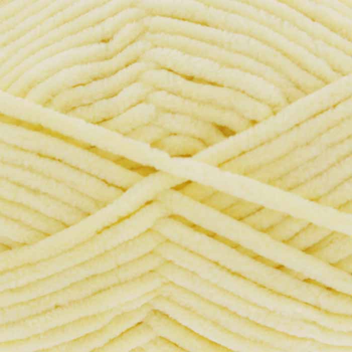 chenille garn king cole yummy gul lemon