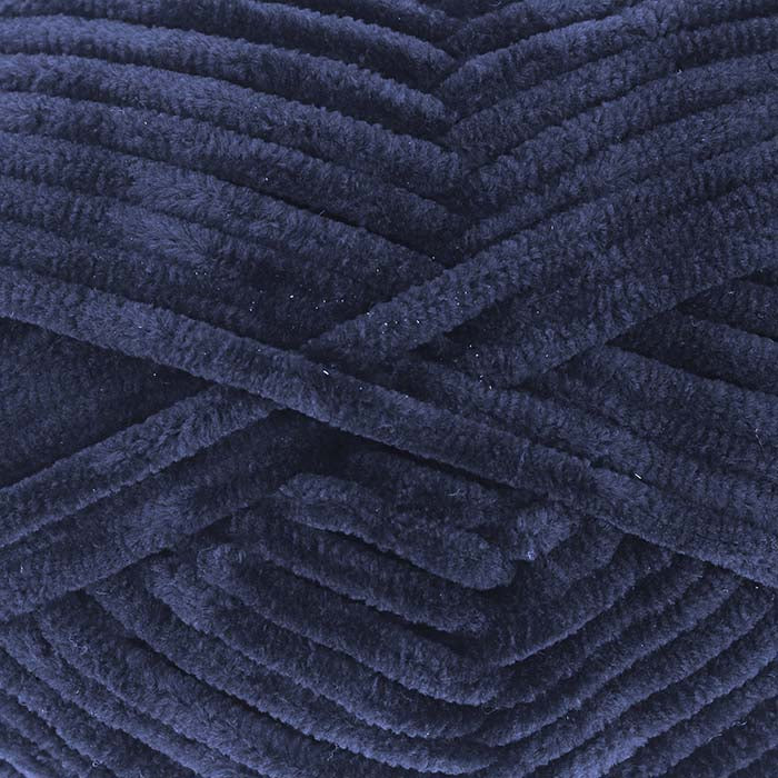 chenille garn king cole yummy blå mörkblå navy