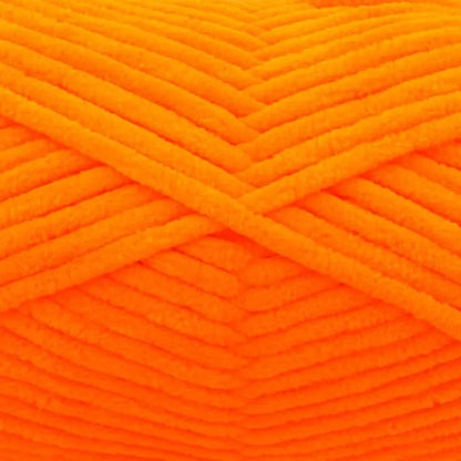 chenille garn king cole yummy neonorange
