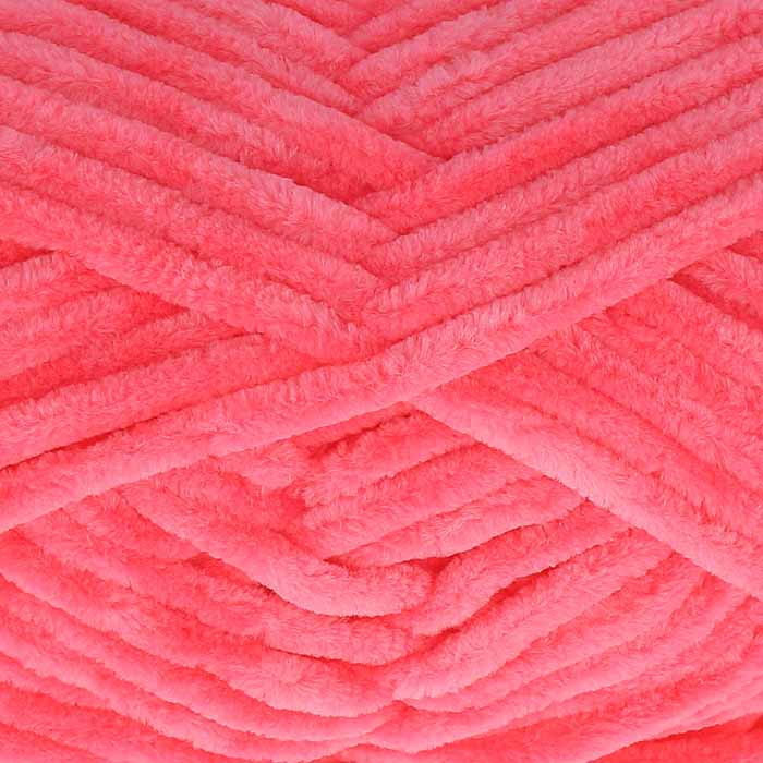 chenille garn king cole yummy  neon rosa