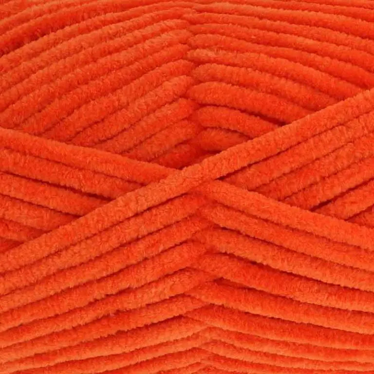 chenille garn king cole yummy orange