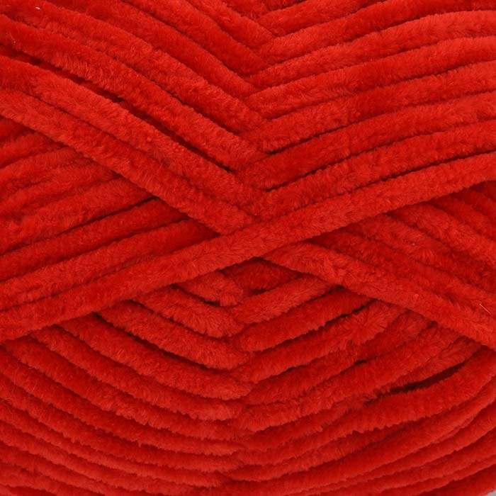 chenille garn king cole yummy röd