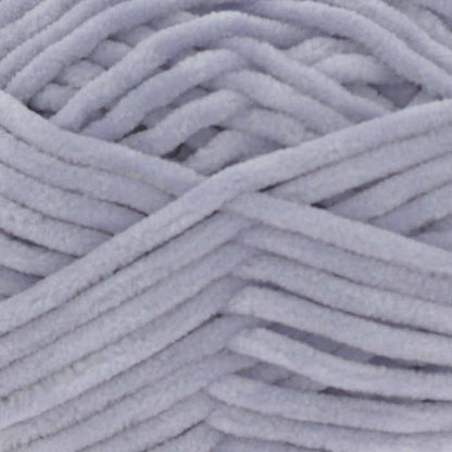 chenille garn yummy king cole silver grå