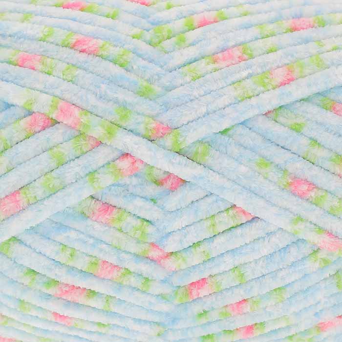 chenille garn rosor ros turkos rosa